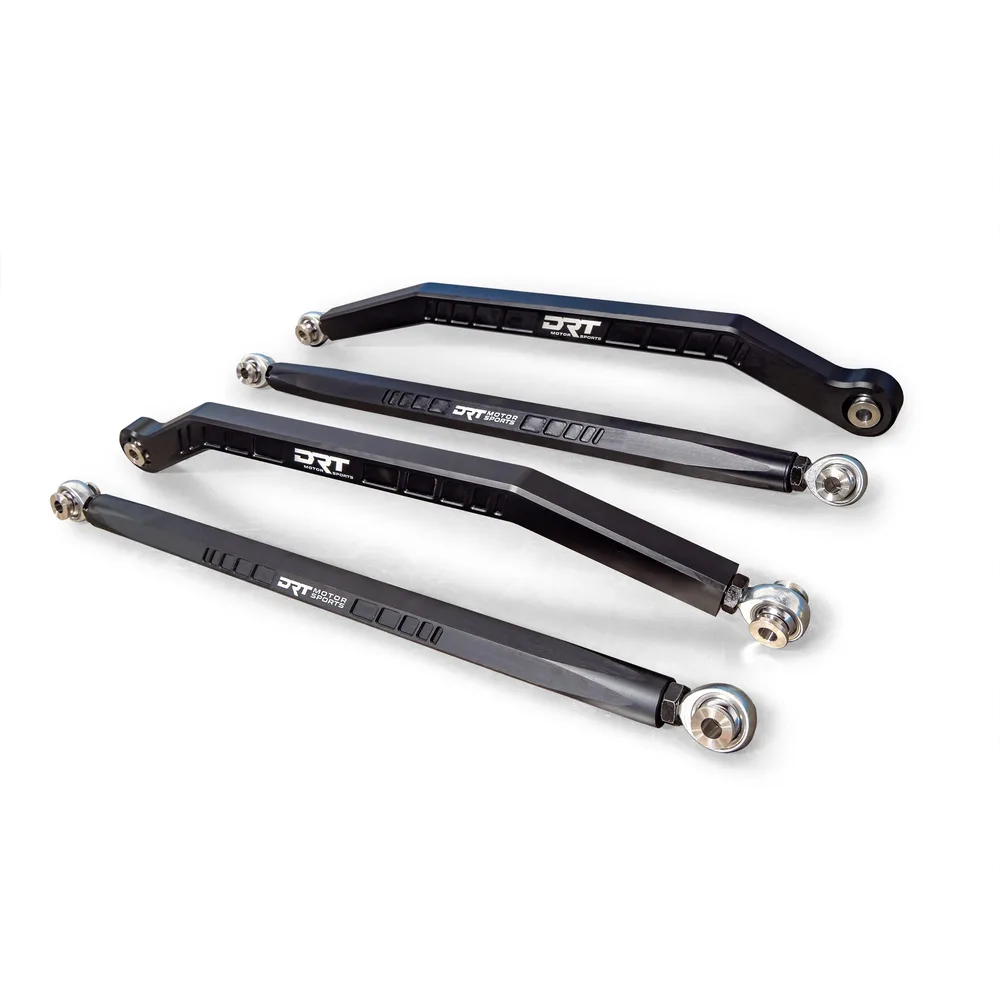 Set de Radius Rods Billet de Alta Distancia al Suelo, Negro DRT (64 in, Pro XP 4) — Polaris RZR Pro XP 2020+ — Semage Group