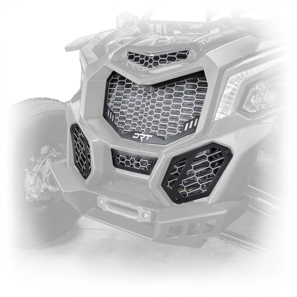 Kit de Parrilla V2 de 5 Piezas, Negro DRT — Can-Am Maverick X3 — Semage Group