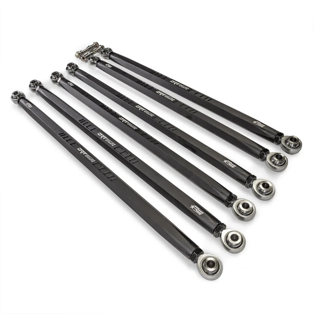 Set de Radius Rods Hex Bar, Negro DRT — Can-Am Maverick R — Semage Group
