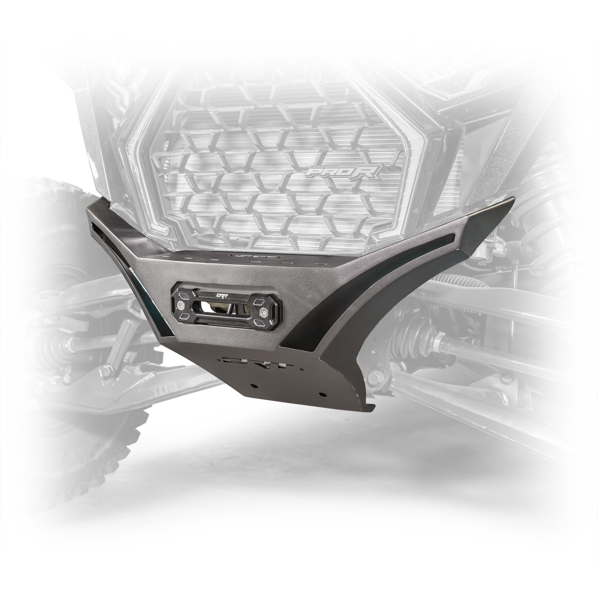 Bumper delantero con winch V2.0 DRT para Polaris RZR Pro XP y Turbo R — Semage Group
