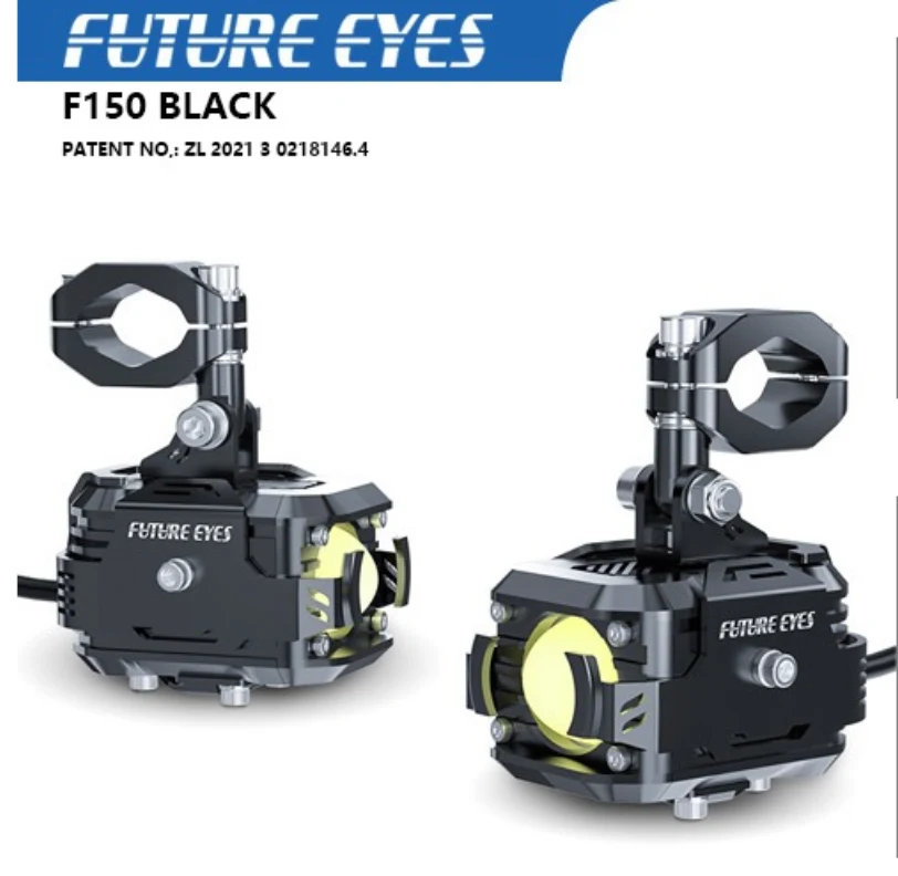 Par de faros Future Eyes F150 Black con montaje a barra — Semage Group