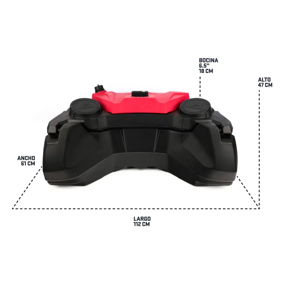 Caja de herramientas Boom Box 2 Pro para Cuatrimoto Motosound - Semage Group (foto 2)