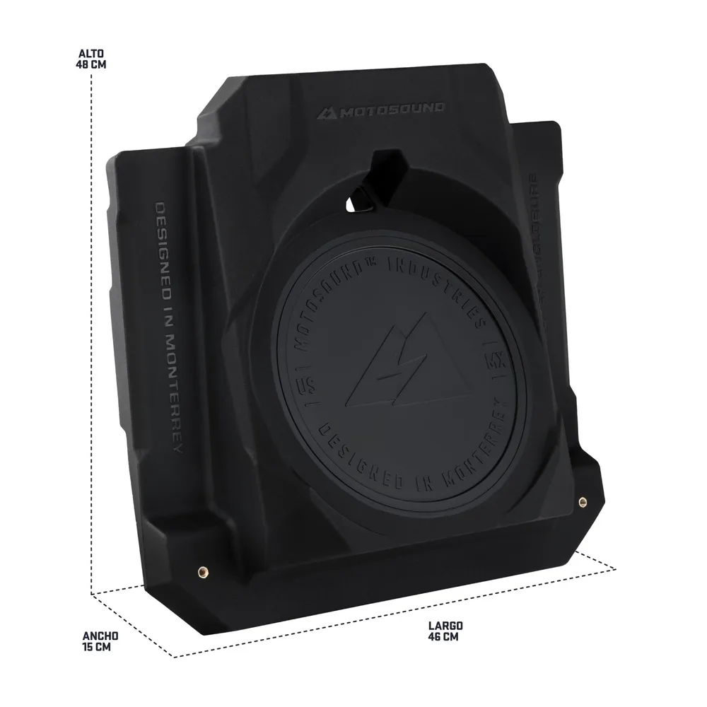Cajón para bajo delantero de 10" Maverick R Motosound - Semage Group (foto 11)