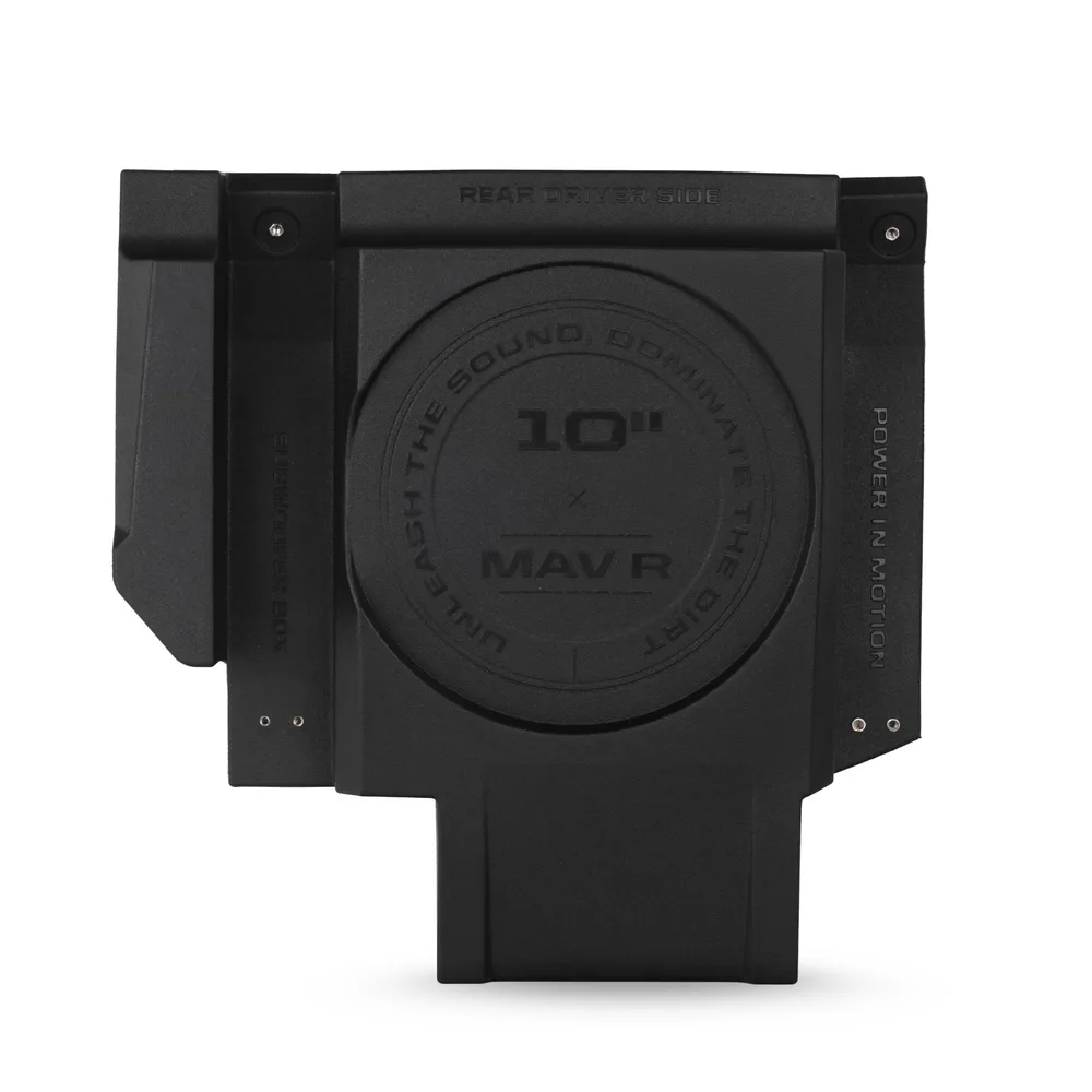Cajones de bajo de 10" en asientos traseros para Maverick R Motosound - Semage Group (foto 5)