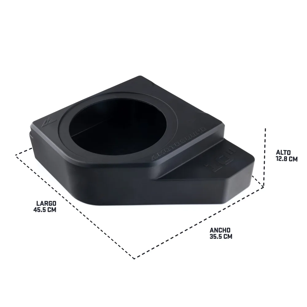 Cajones para bajos de 10" en asientos traseros para Maverick X3 Motosound - Semage Group (foto 7)