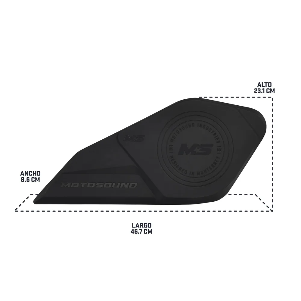 Cajones para bocinas de 6.5" - 8" en la parte inferior de puertas delanteras en Maverick R Motosound - Semage Group (foto 8)