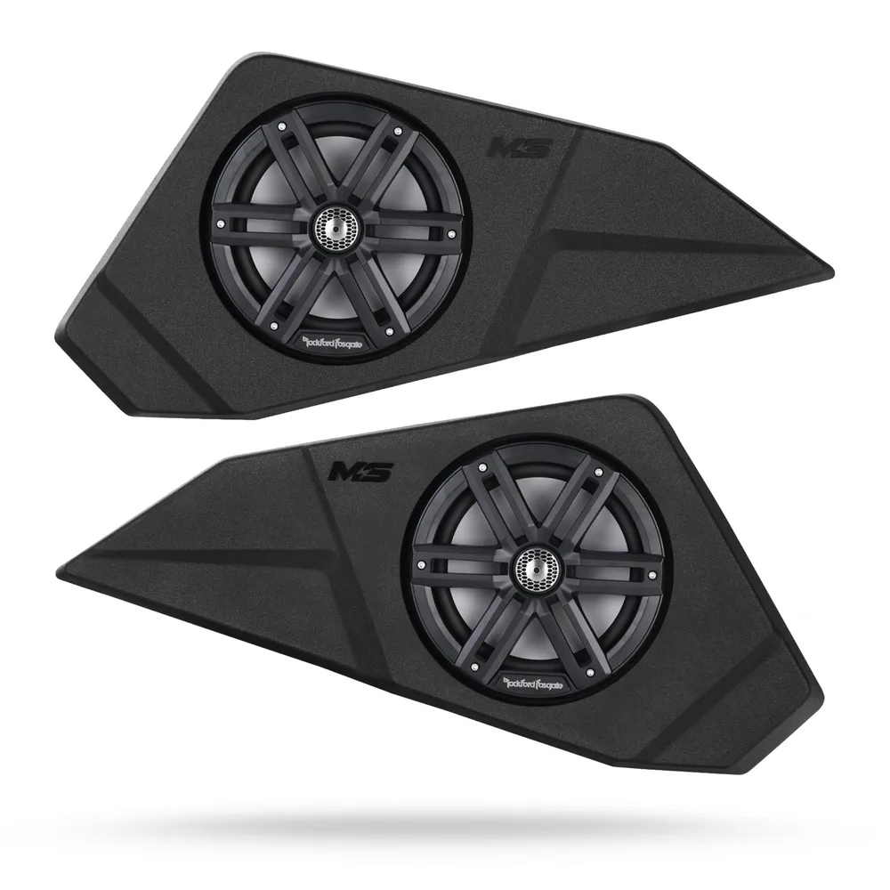 Cajones para bocinas de 6.5" en la parte inferior de puertas traseras en Maverick R Motosound - Semage Group (foto 2)