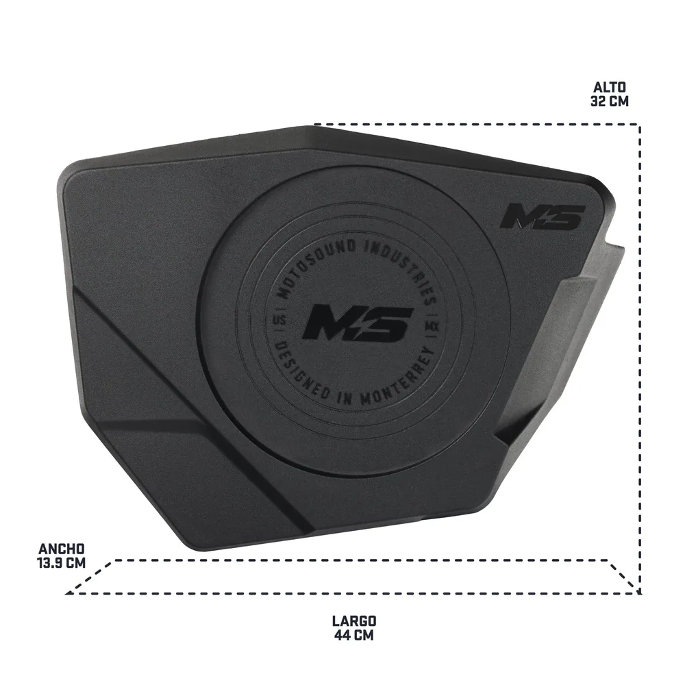 Cajones para bocinas de 6.5" - 8" en la parte superior de puertas traseras en Maverick R Motosound - Semage Group (foto 10)