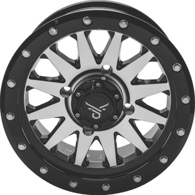 QuadBoss Wagon 14x7 4x137 Black Machined — Semage Group