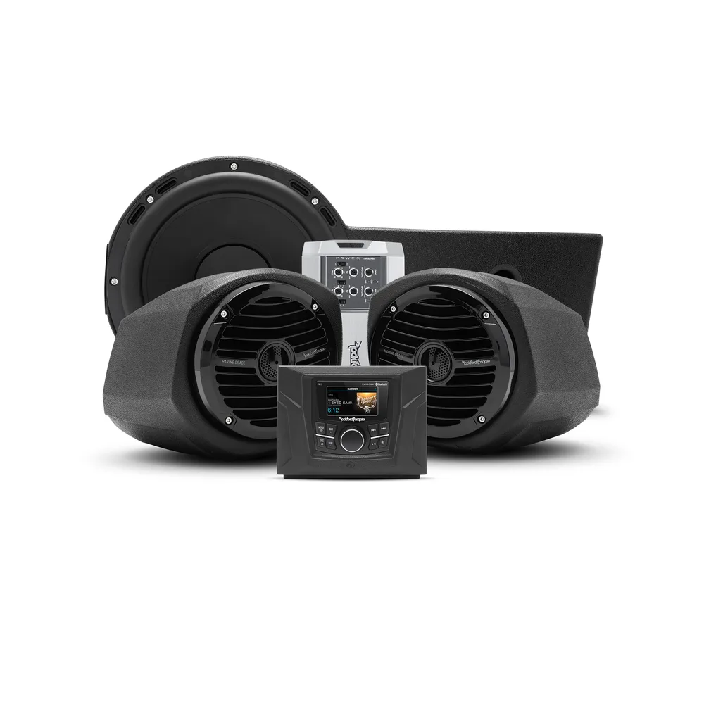 Sistema de Audio Stage 3 Rockford Fosgate (GNRL-STAGE3) — Polaris General 2016 en adelante - Semage Group (foto 1)