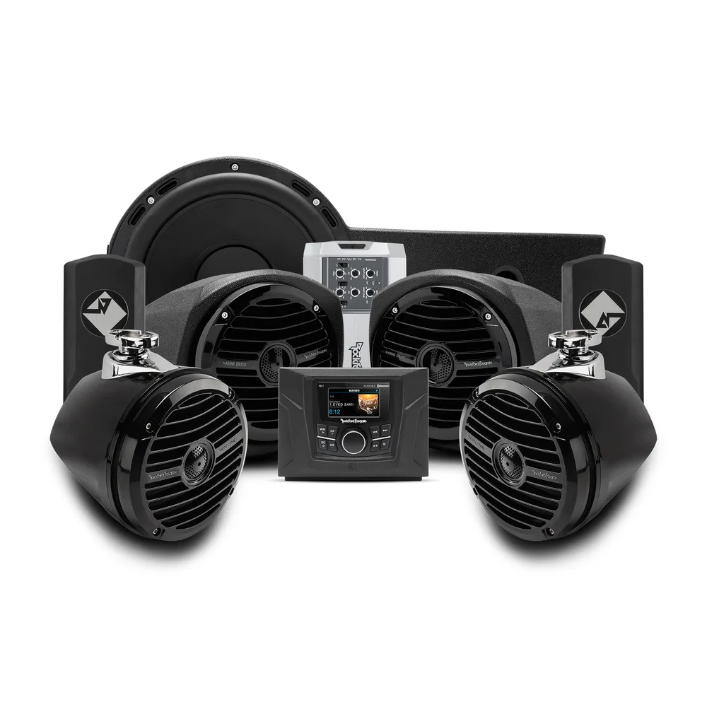 Sistema de Audio Stage 4 Rockford Fosgate (GNRL-STAGE4) — Polaris General 2016 en adelante - Semage Group (foto 1)