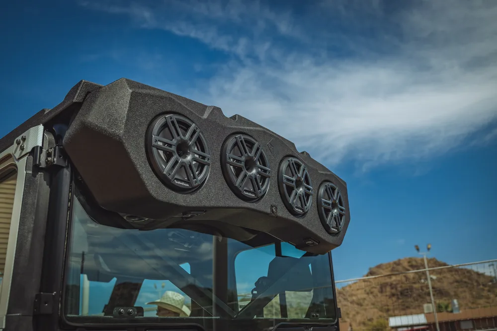 Tapa de Audio Trasera Rockford Fosgate (RNGR18-CAPM2) — Polaris Ranger 2018 en adelante - Semage Group (foto 5)