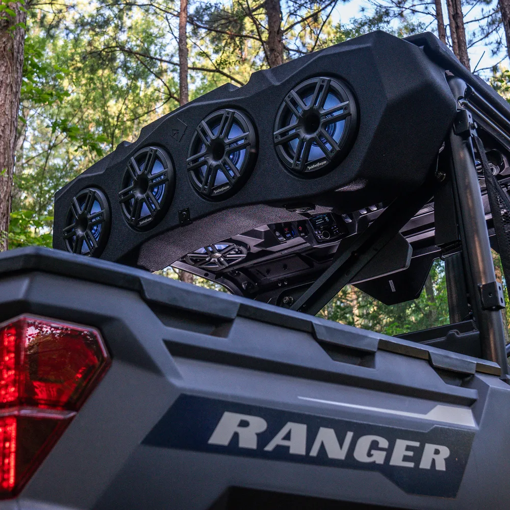 Tapa de Audio Trasera Rockford Fosgate (RNGR18-CAPM2) — Polaris Ranger 2018 en adelante - Semage Group (foto 8)