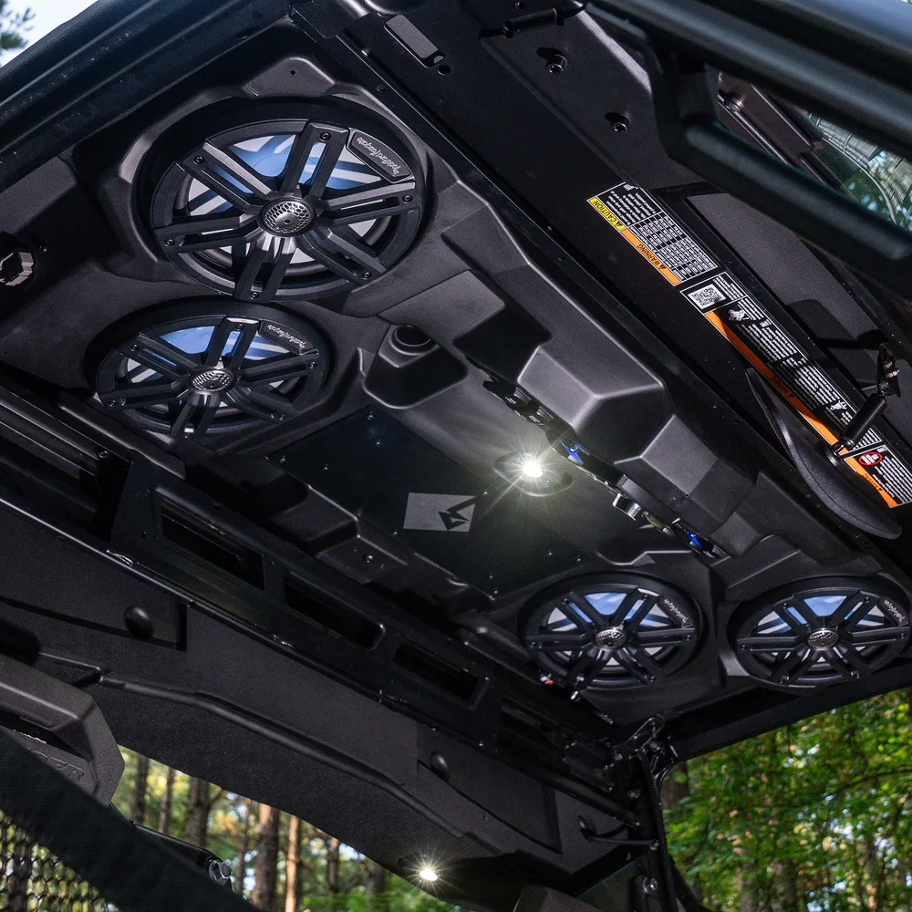 Techo de Audio Delantero Rockford Fosgate (RNGR18-ROOF2M2) — Polaris Ranger 2 Puertas 2018 en adelante - Semage Group (foto 7)