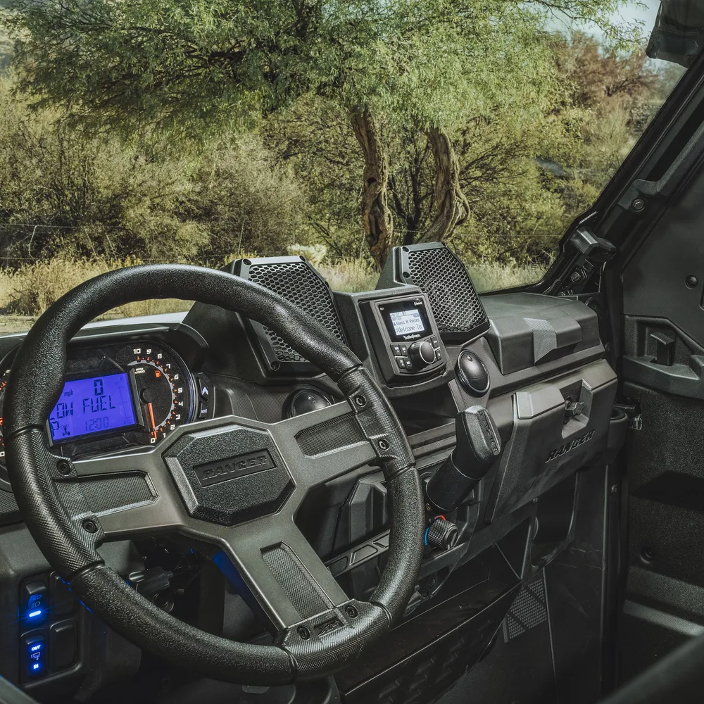 Sistema de Audio Todo en Uno Stage 1 Rockford Fosgate (RNGR18-STG1) — Polaris Ranger 2018 en adelante - Semage Group (foto 8)