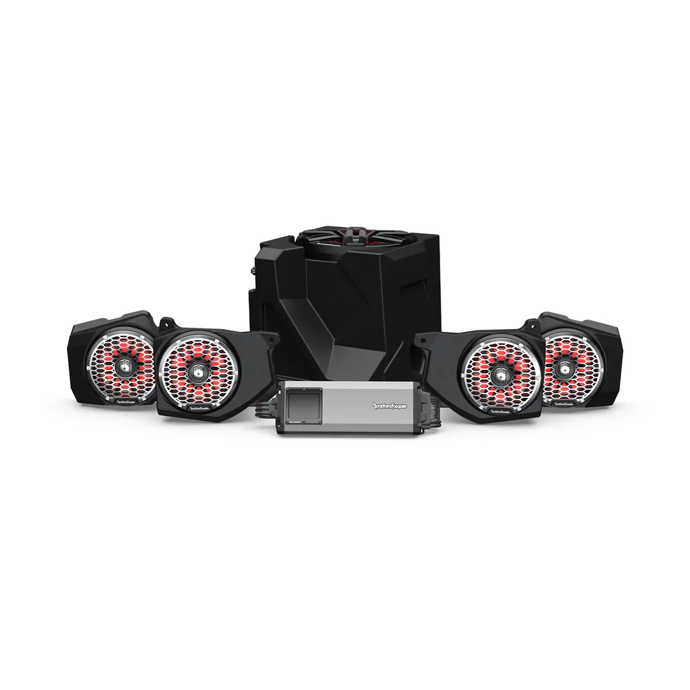 Sistema de Audio Stage 6 para Ride Command Rockford Fosgate (RNGR18RC-STG6) — Polaris Ranger 2018 en adelante - Semage Group (foto 1)