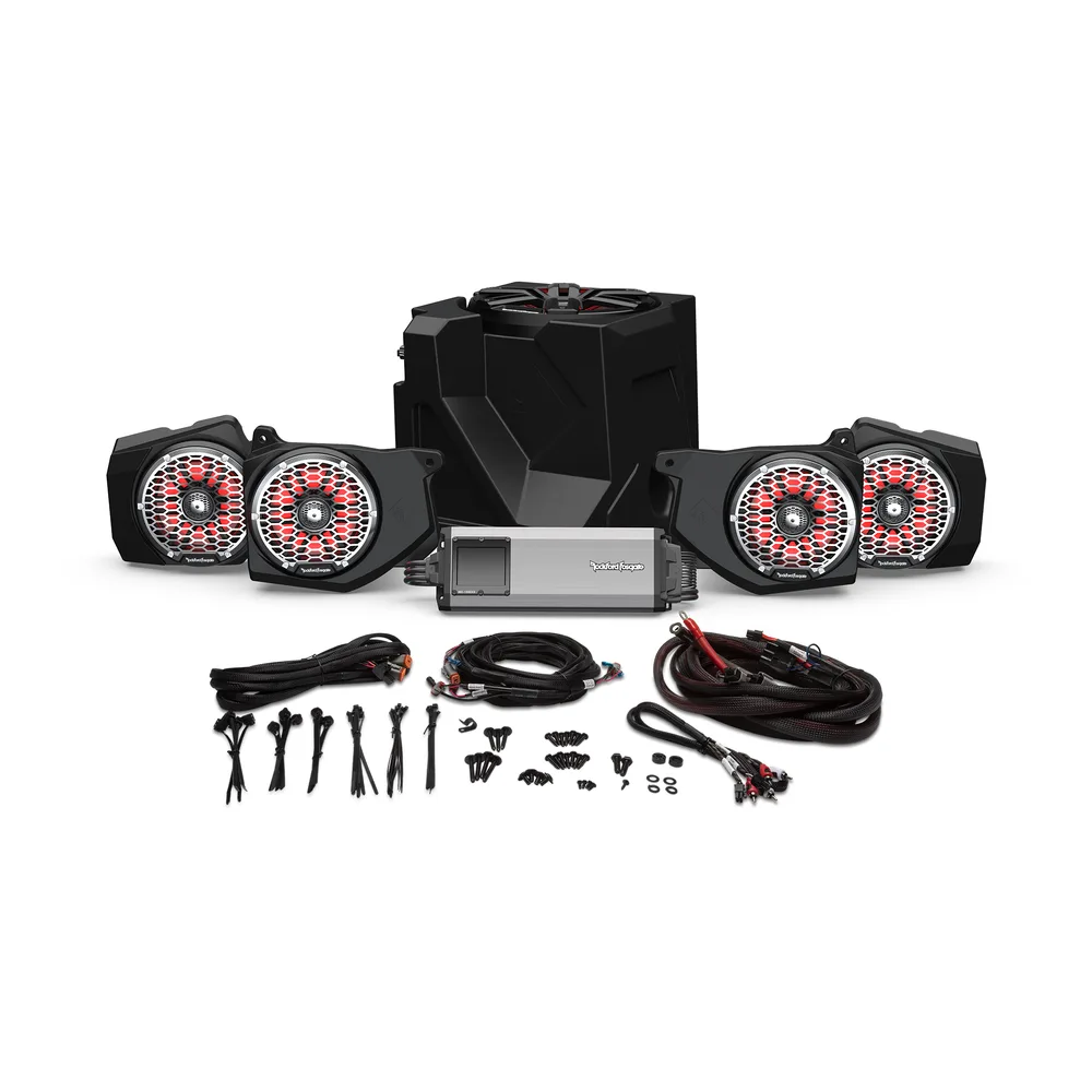 Sistema de Audio Stage 6 para Ride Command Rockford Fosgate (RNGR18RC-STG6) — Polaris Ranger 2018 en adelante - Semage Group (foto 2)