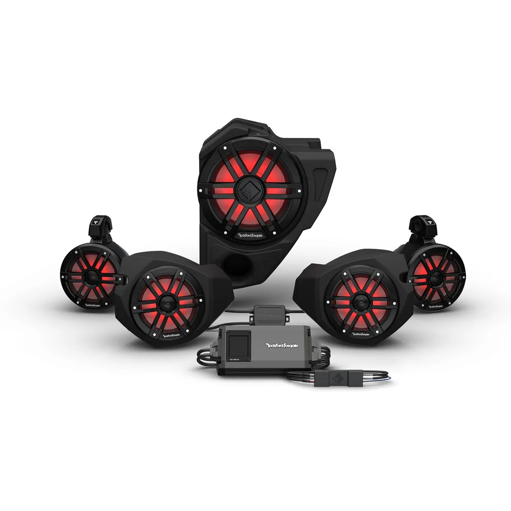 Sistema de Audio Stage 4 para Ride Command Rockford Fosgate (RZR14RC-STG4) — Polaris RZR 2014 en adelante - Semage Group (foto 1)