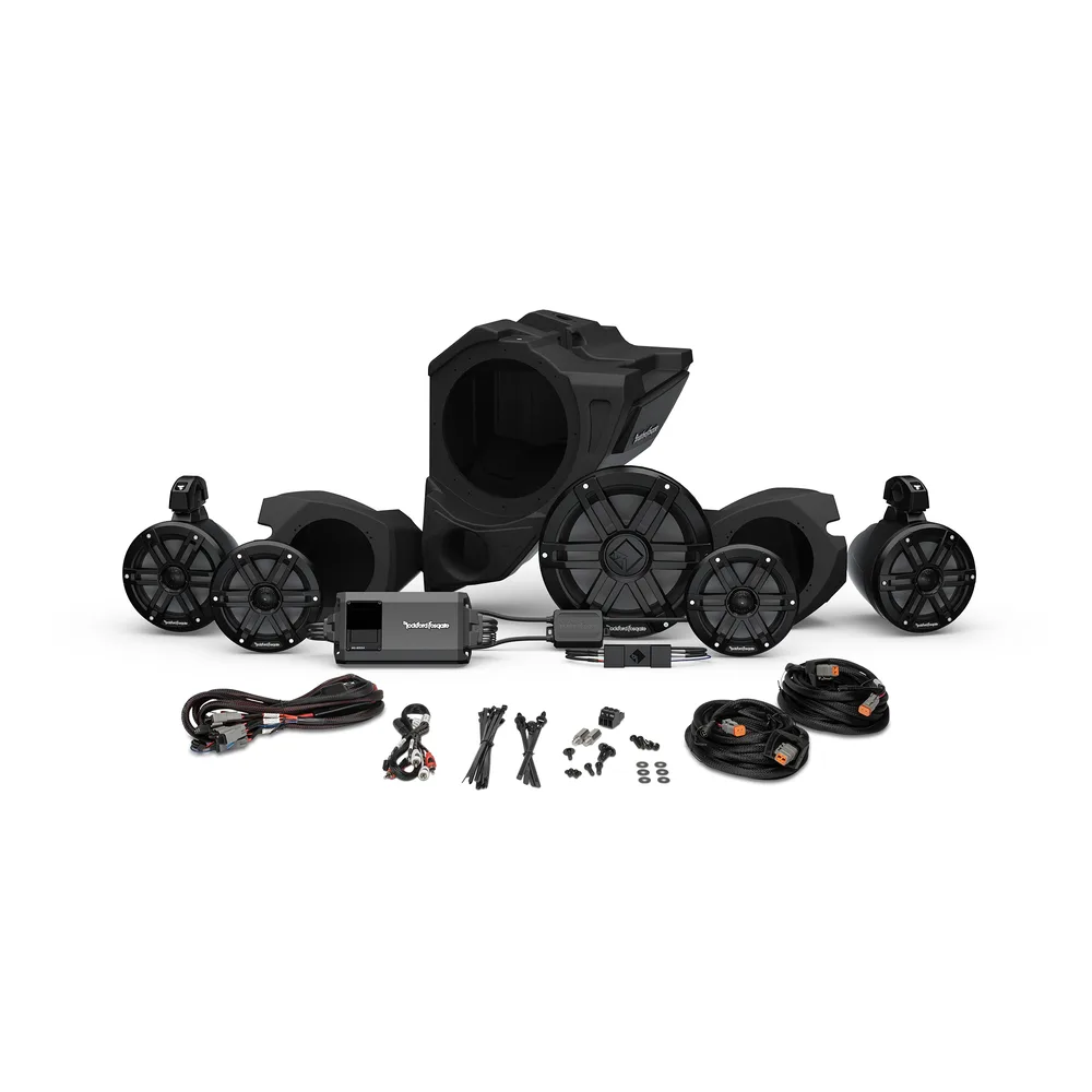 Sistema de Audio Stage 4 para Ride Command Rockford Fosgate (RZR14RC-STG4) — Polaris RZR 2014 en adelante - Semage Group (foto 2)