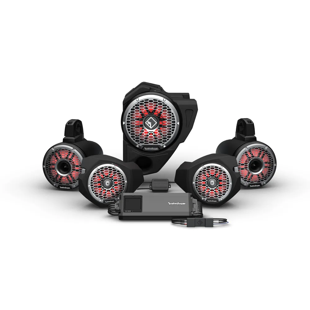 Sistema de Audio Stage 6 para Ride Command Rockford Fosgate (RZR14RC-STG6) — Polaris RZR 2014 en adelante - Semage Group (foto 1)