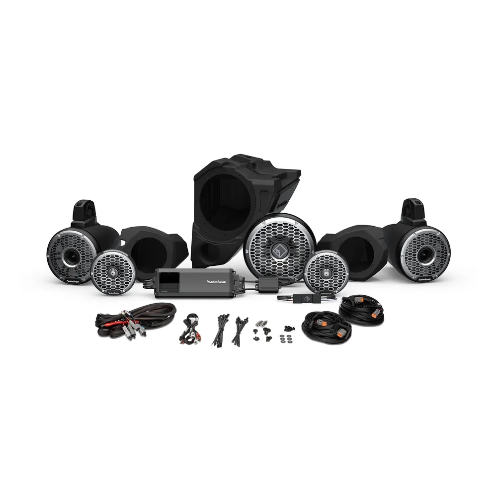 Sistema de Audio Stage 6 para Ride Command Rockford Fosgate (RZR14RC-STG6) — Polaris RZR 2014 en adelante - Semage Group (foto 2)