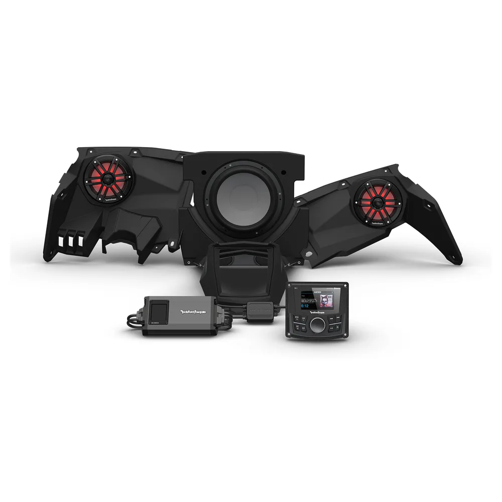 Sistema de Audio Stage 3 Rockford Fosgate (X317-STG3) — Can-Am Maverick X3 - Semage Group (foto 1)