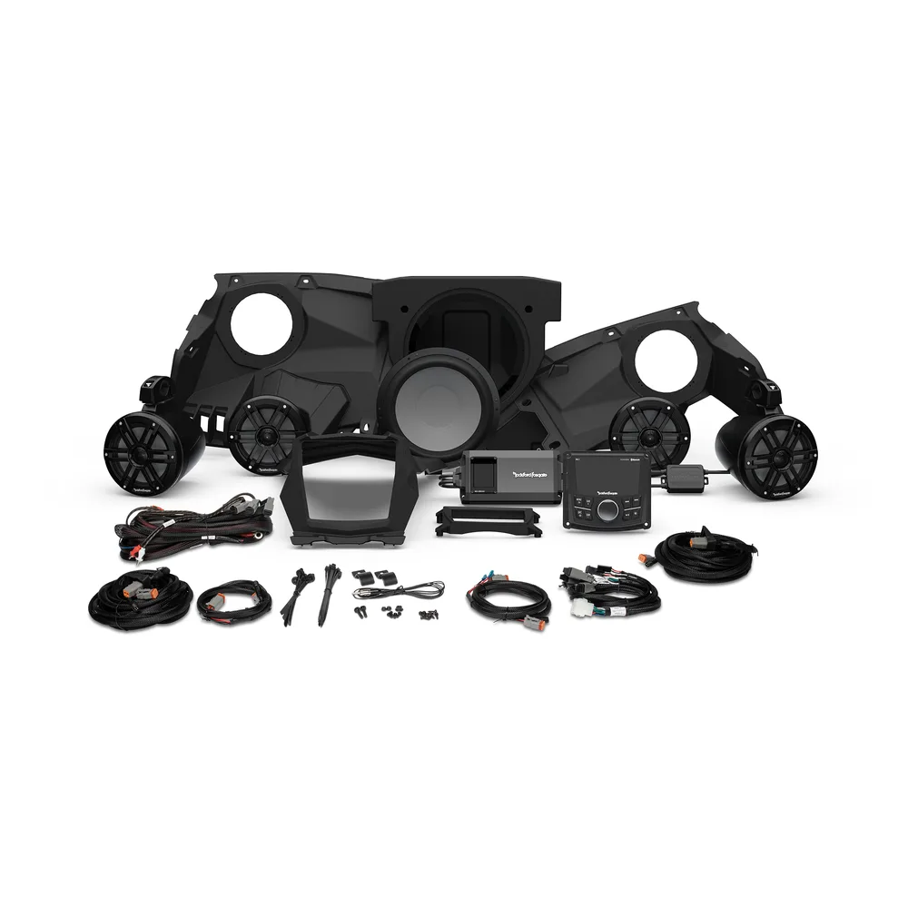 Sistema de Audio Stage 4 Rockford Fosgate (X317-STG4) — Can-Am Maverick X3 - Semage Group (foto 2)
