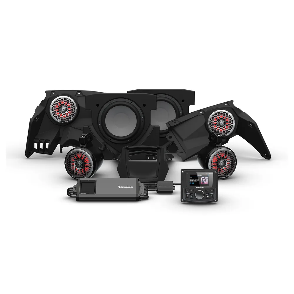 Sistema de Audio Stage 5 Rockford Fosgate (X317-STG5) — Can-Am Maverick X3 - Semage Group (foto 1)