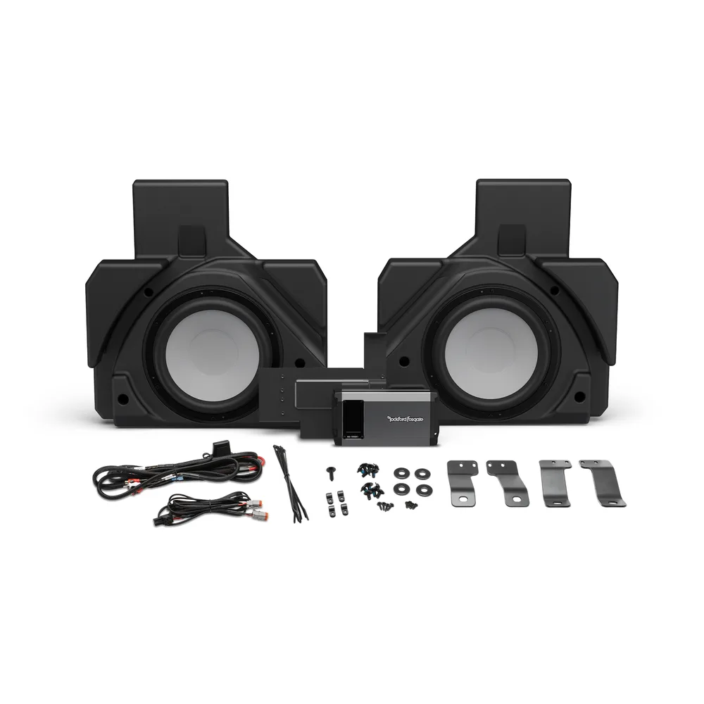 Solución de Subwoofer Trasero de 1,000 W Rockford Fosgate (X317MAX-RSS) — Can-Am Maverick X3 MAX - Semage Group (foto 8)