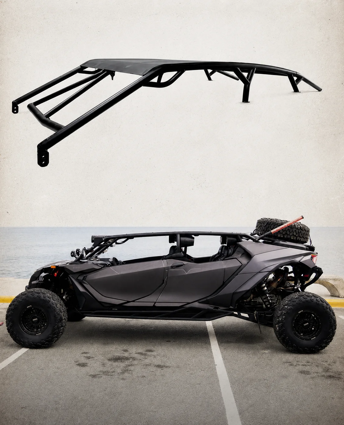 Roll cage instalado en un Can-Am Maverick R Max — Semage Group