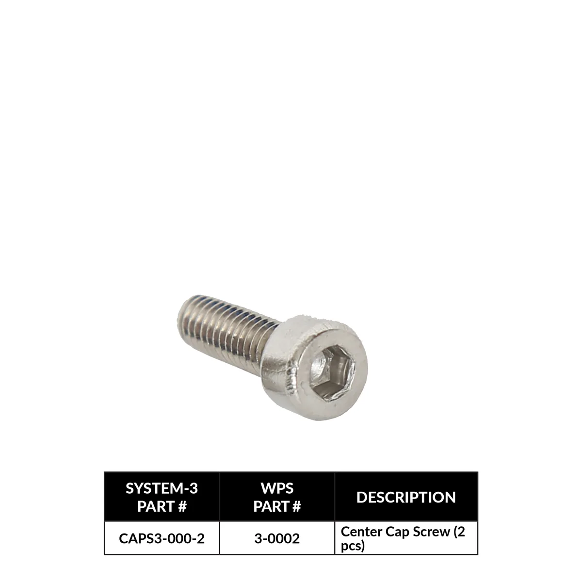 Tornillo para Tapa Central System 3 Off-Road (CAPS3-000-2) - Semage Group