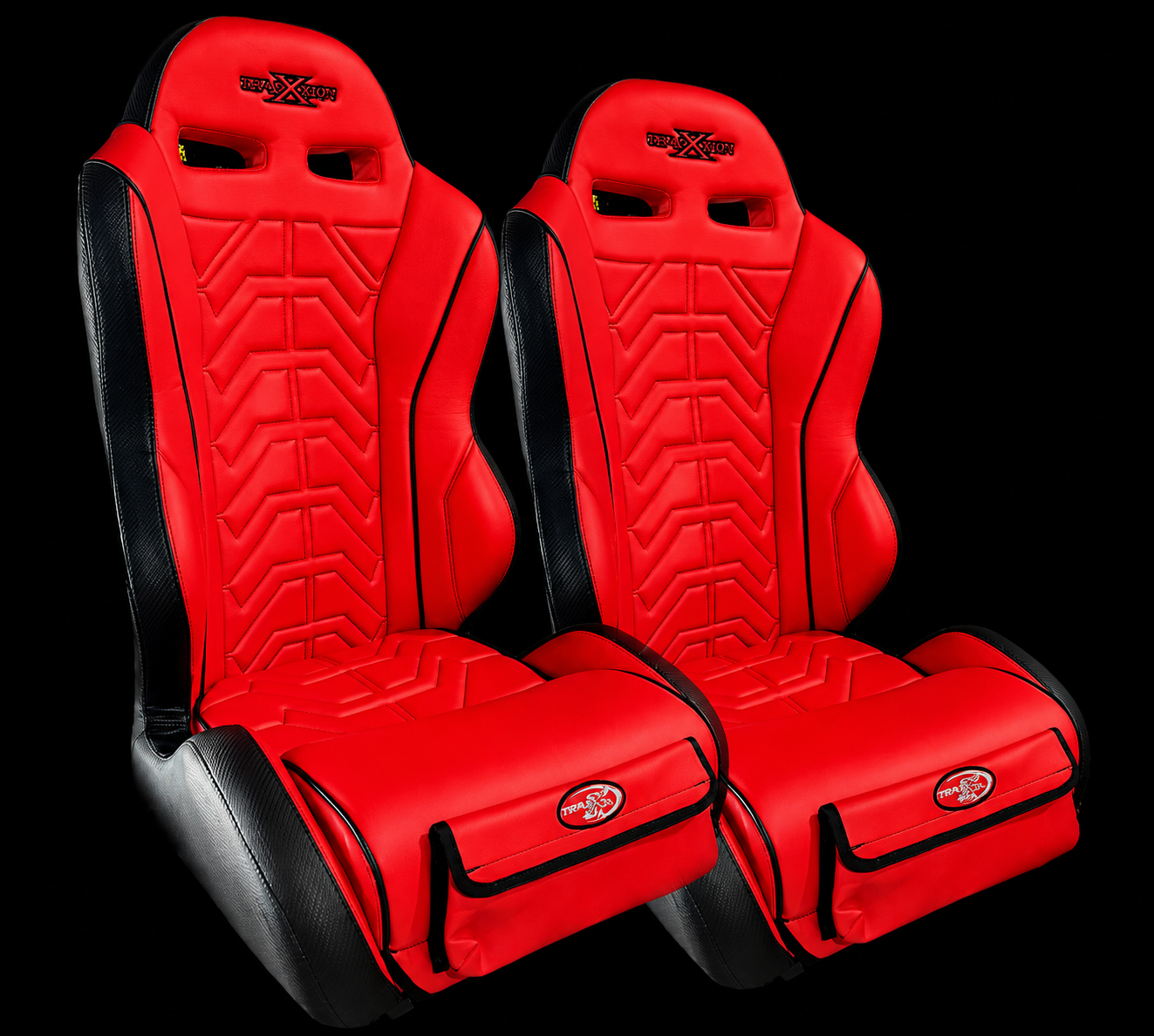 Asientos Triple X rojos para Can-Am Maverick X3 y Maverick R — Semage Group