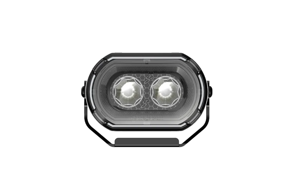 Luces Pod LED HEXCORE Universal de 2x4", haz de conducción ámbar y blanco (par) — Stinger - Semage Group