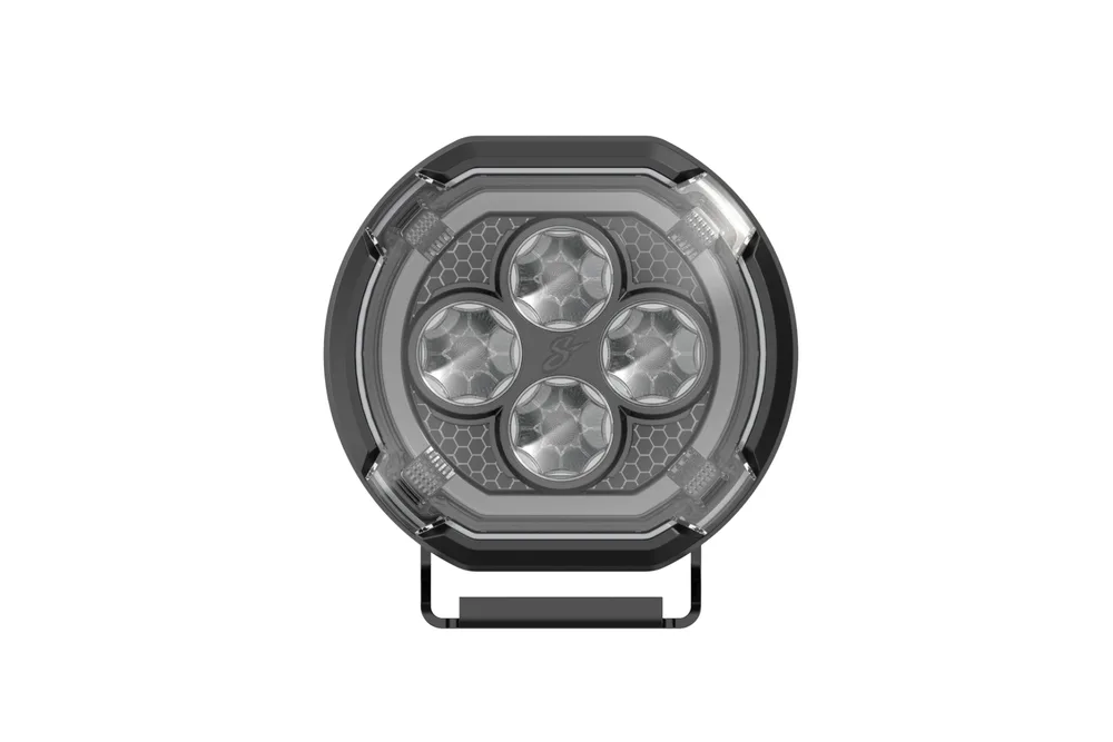 Luces Pod LED HEXCORE Universal de 4", haz de conducción ámbar y blanco (par) — Stinger - Semage Group