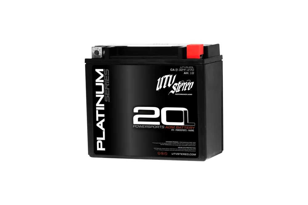 Batería AGM Platinum Series 20L UTV Stereo - Semage Group