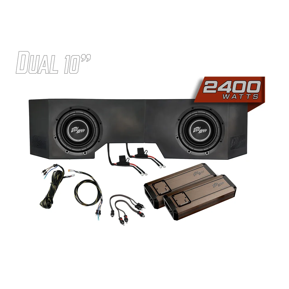 Kit de 2 Subwoofers de 10" y 2400W UTV Stereo — Can-Am Defender HD10 - Semage Group