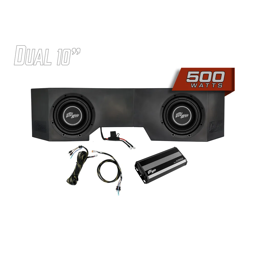 Kit de 2 Subwoofers de 10" y 500W UTV Stereo — Can-Am Defender HD10 - Semage Group