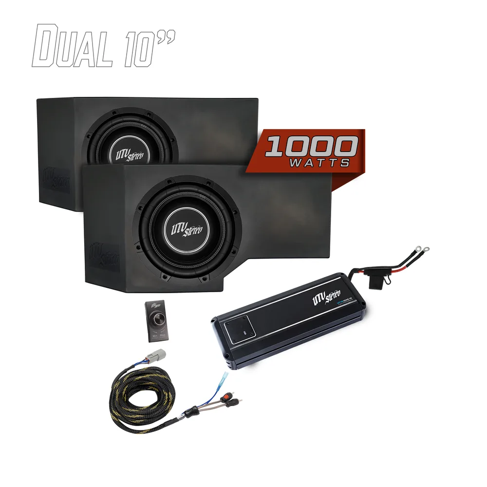 Kit de 2 Subwoofers de 10" y 1000W UTV Stereo — Can-Am Defender HD11 - Semage Group