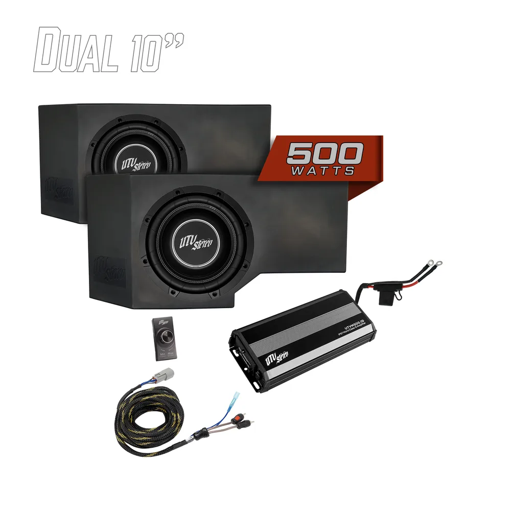 Kit de 2 Subwoofers de 10" y 500W UTV Stereo — Can-Am Defender HD11 - Semage Group
