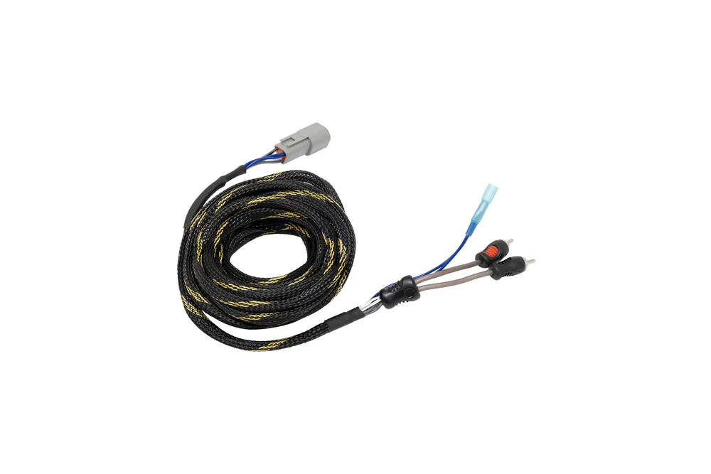 Arnés de Salida RCA para Subwoofer de 16 pies BRP GO! UTV Stereo — Can-Am Defender HD11 - Semage Group