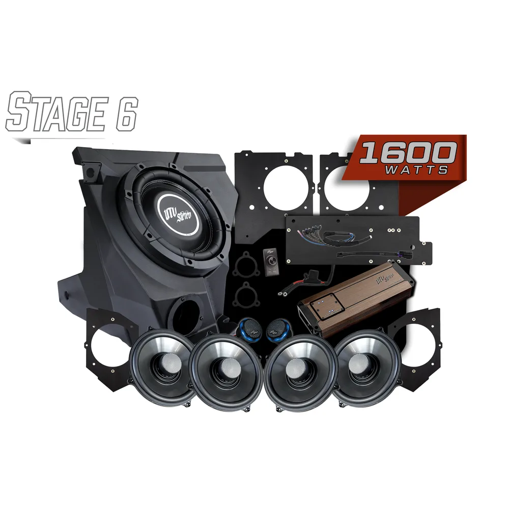 Kit de Audio Stage 6 Elite para Garmin Tread UTV Stereo — Kawasaki Teryx H2 - Semage Group