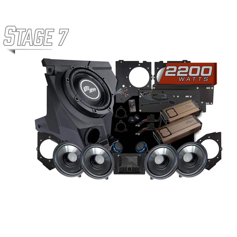 Kit de Audio Stage 7 Elite UTV Stereo — Kawasaki Teryx H2 - Semage Group
