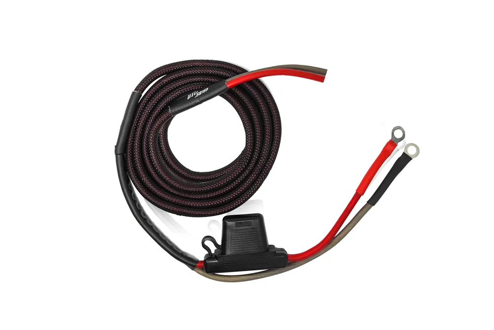 Arnés de Alimentación de 147" para Amplificador, con Fusible de 80A UTV Stereo - Semage Group