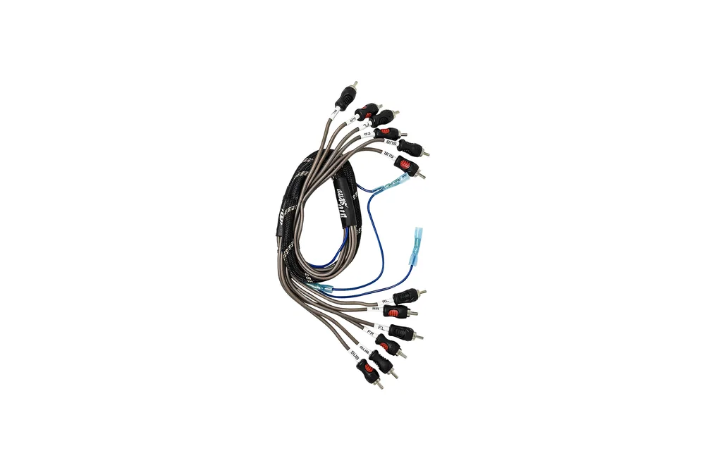 Arnés RCA de 6 Canales: Delantero, Trasero, Subwoofer y Control Remoto UTV Stereo - Semage Group