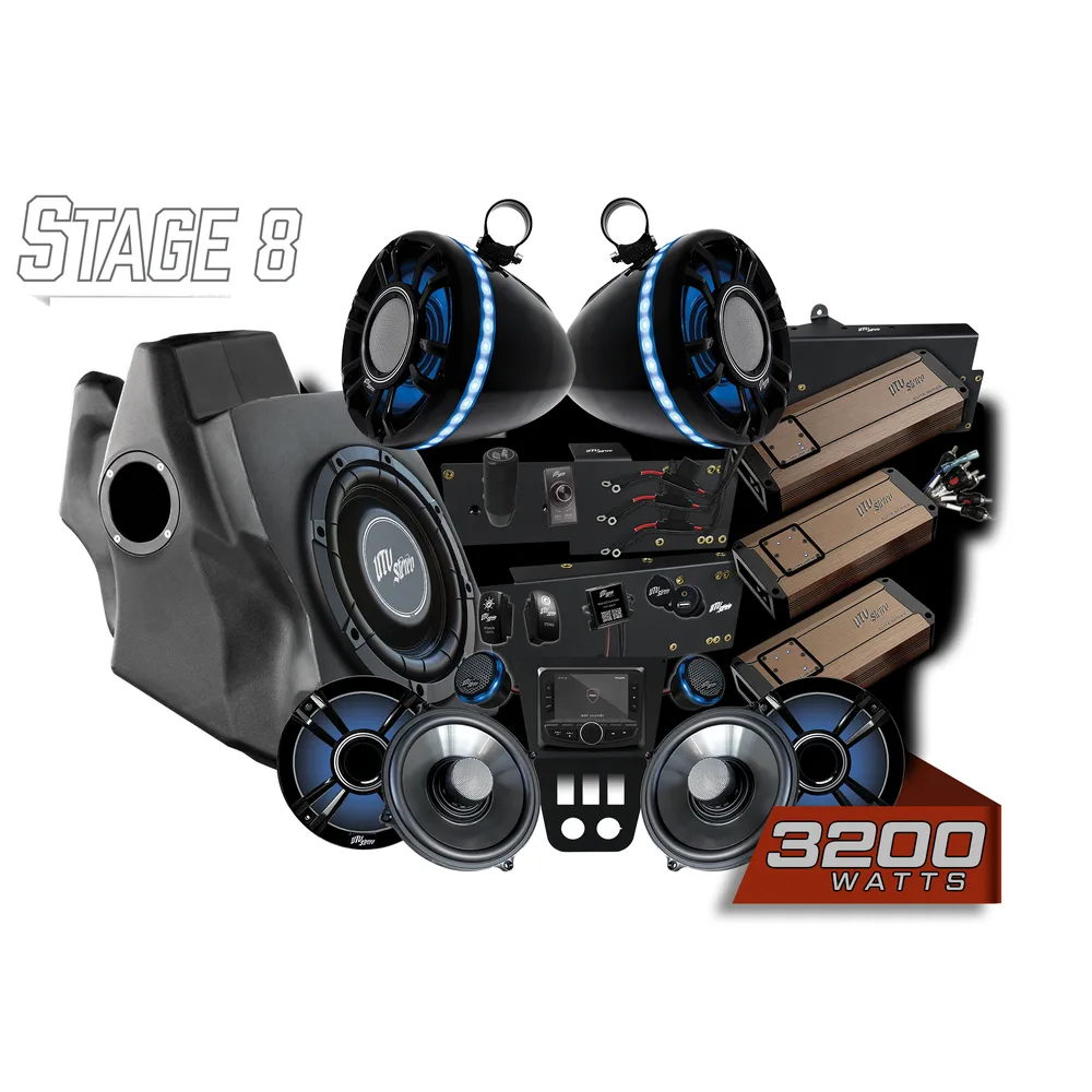 Kit de Audio Stage 8 Elite UTV Stereo — Polaris RZR Pro Series 2020-2024 - Semage Group