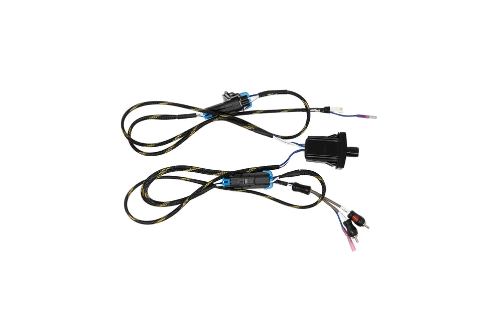 Salida de Subwoofer BRP GO con Perilla de Bajos Rocker UTV Stereo — Can-Am Maverick R - Semage Group