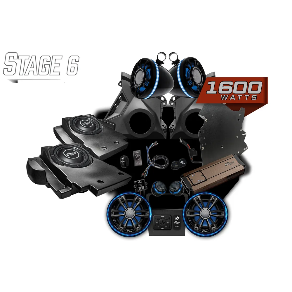 Kit de Audio Stage 6 Elite Series UTV Stereo — Can-Am Maverick R - Semage Group