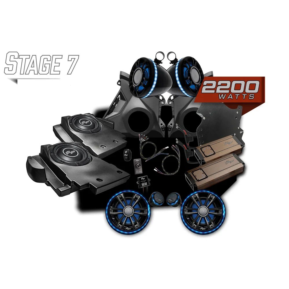 Kit de Audio Stage 7 BRP GO! Elite Series UTV Stereo — Can-Am Maverick R - Semage Group