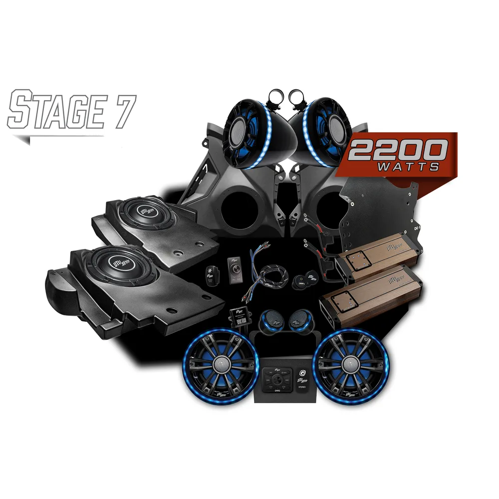 Kit de Audio Stage 7 Elite Series UTV Stereo — Can-Am Maverick R - Semage Group
