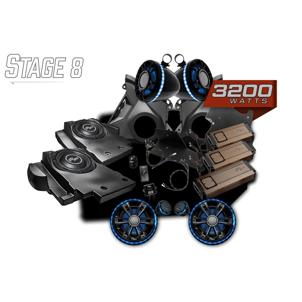 Kit de Audio Stage 8 BRP GO! Elite Series UTV Stereo — Can-Am Maverick R - Semage Group